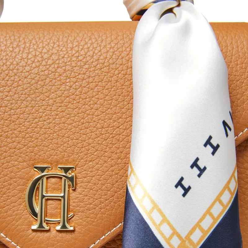 Holland Cooper Dowdeswell Scarf Bag - Tan-1